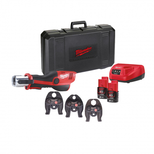 Гидравлический инструмент Milwaukee для обжима M12 HPT-202C M-SET