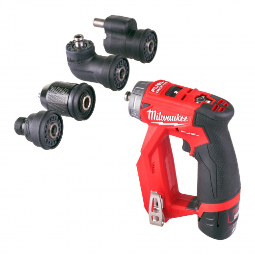 Дрель-шуруповерт Milwaukee со сменными насадками M12 FDDXKIT-202X