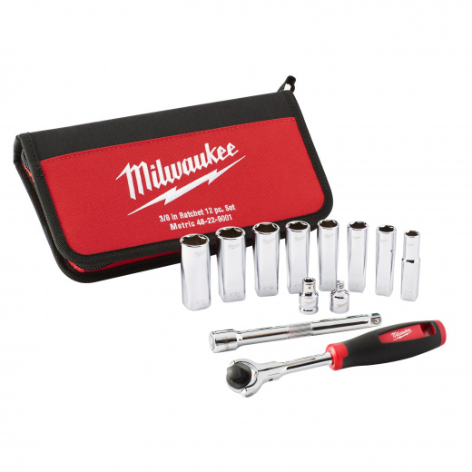 Набор головок Milwaukee 3/8"
