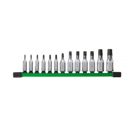 Насадки торцевые TORX 3/8" и 1/4" набор 13ед. (1/4": T8-T27; 3/8": T30-T60)