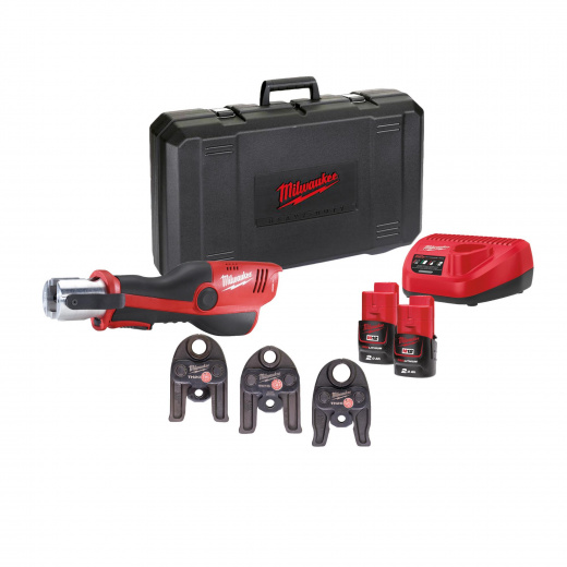 Гидравлический инструмент Milwaukee для обжима M12 HPT-202C TH-SET
