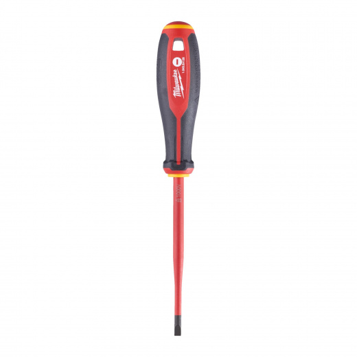 Трехгранная отвертка Milwaukee изолированная VDE SL 1.0х5.5х125
