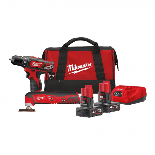 Набор инструментов Milwaukee М12 ВPP2D-402В