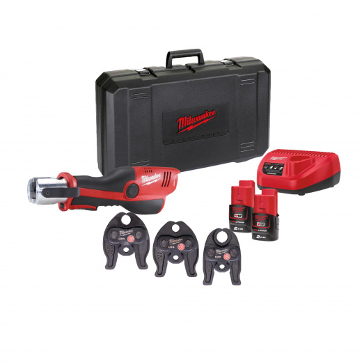 Гидравлический инструмент Milwaukee для обжима M12 HPT-202C U-SET