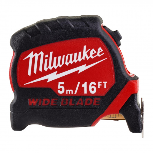 Рулетка Milwaukee Премиум с широким полотном 5 м 16 фт