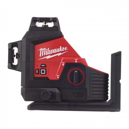 Мультилинейный лазерный нивелир Milwaukee (3 линии х360°) с зеленым лучем M12 3PL-0C
