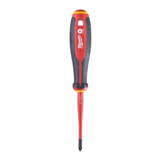 Трехгранная отвертка Milwaukee изолированная VDE PH1 х80