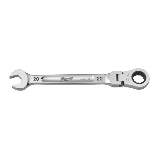 Комбинированный ключ Milwaukee MAX BITE™ с трещоткой и шарниром - 20 мм