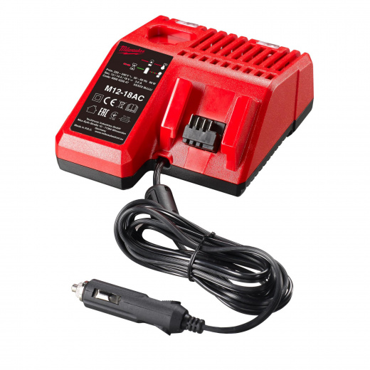 Зарядное устройство Milwaukee M12-18 AC автомобильное