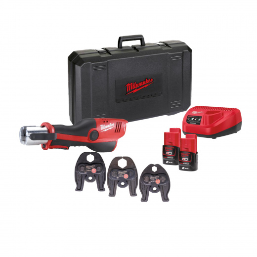 Гидравлический инструмент Milwaukee для обжима M12 HPT-202C V-SET